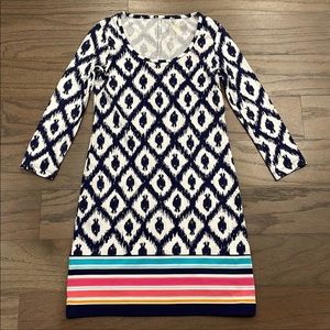 NWT Lilly Pulitzer Navy Beacon T-shirt Dress - Size XXS